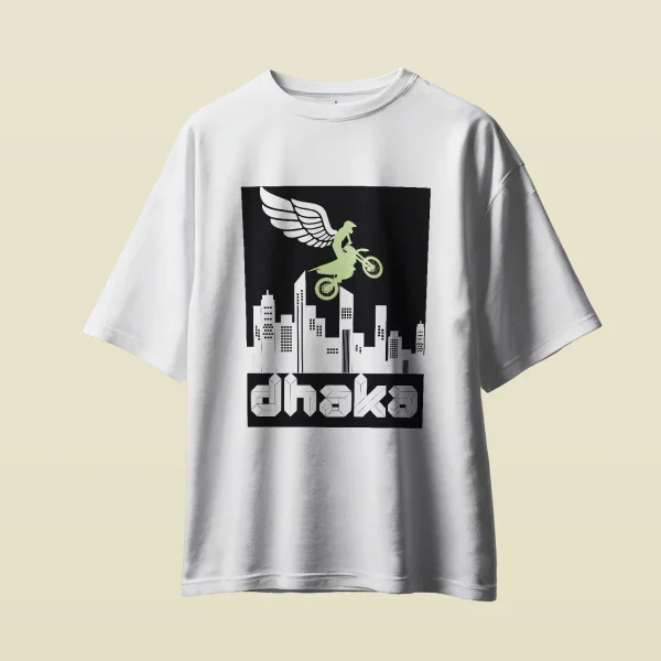 Bike Is The Helicopter Of Dhaka Product (White) Bike Is The Helicopter Of Dhaka