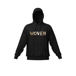 WOVEN Typography Hoodie